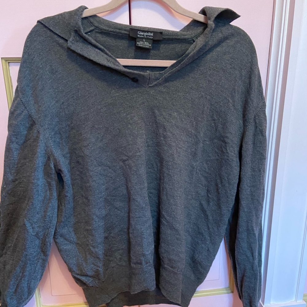 Oversized wool sweater